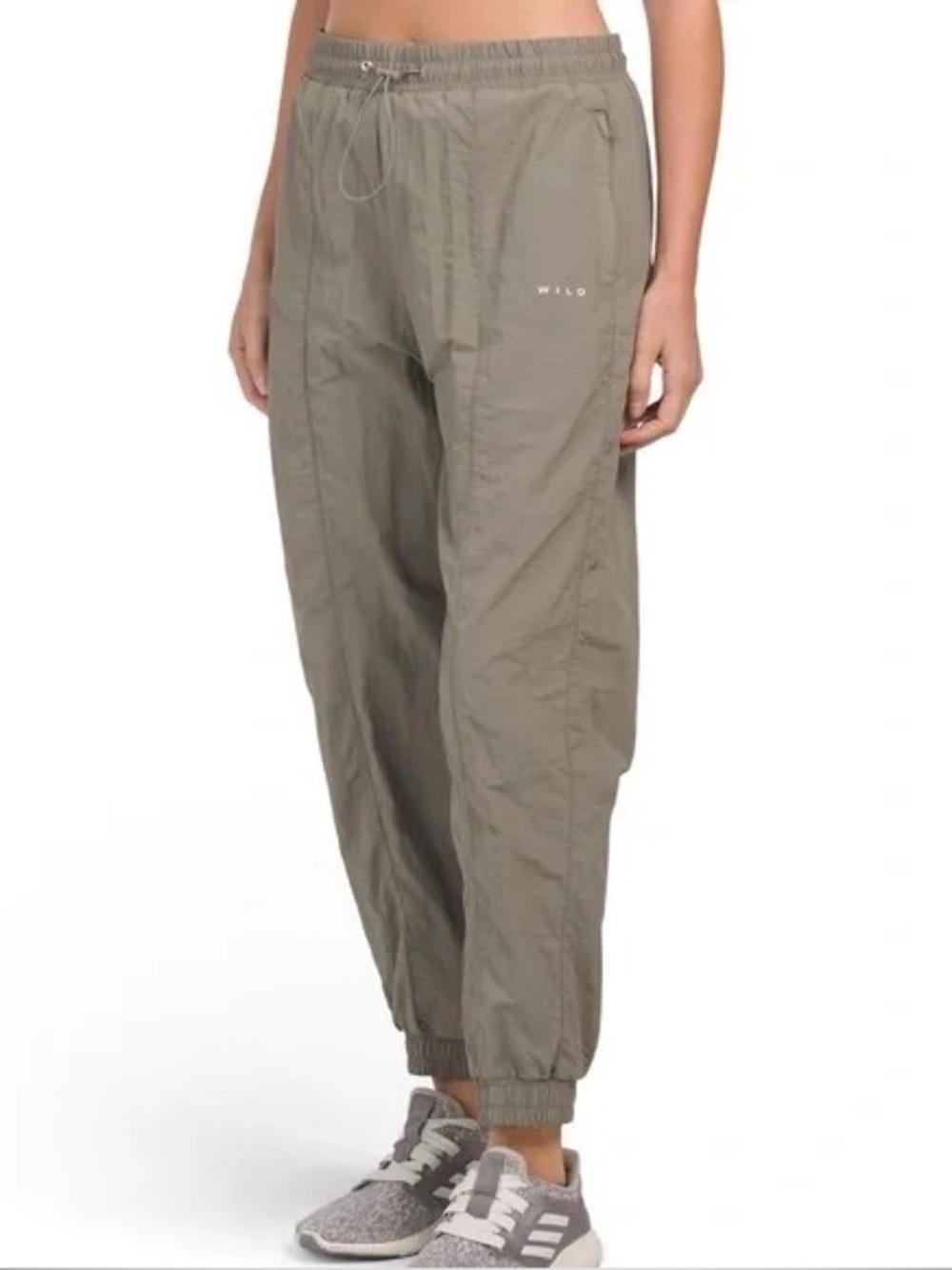 Wilo The Label High Rise Pull On Active Track Joggers Sage Green Size Small